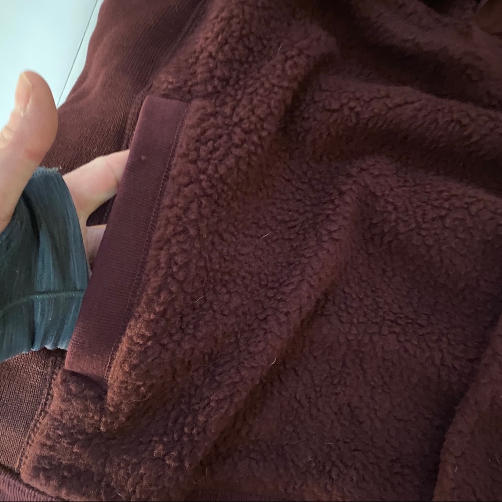 Aeropostale XL maroon fleece hoodie pullover - Picture 9 of 10